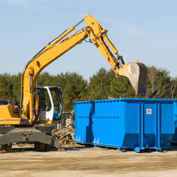 what happens if the residential dumpster is damaged or stolen during rental in Emmet